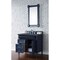 James Martin Vanities Brittany 36in Single Vanity, Victory Blue w/ 3 CM Charcoal Soapstone Quartz Top 650-V36-VBL-3CSP - alternate 3